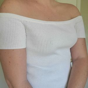 MADEWELL | Off the Shoulder Sweater Tee